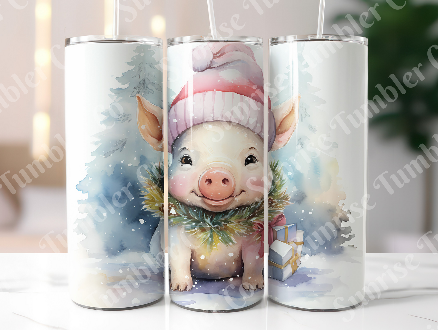 Pig Variety Part 1 - 20oz and 30oz Tumblers (Glow In The Dark Green And Blue Available)