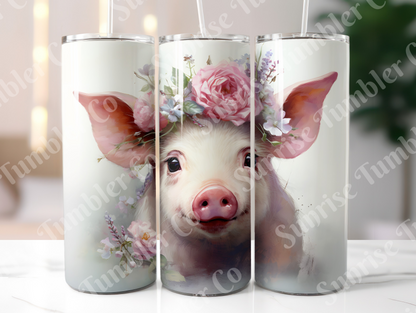 Pig Variety Part 1 - 20oz and 30oz Tumblers (Glow In The Dark Green And Blue Available)