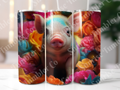 Pig Variety Part 1 - 20oz and 30oz Tumblers (Glow In The Dark Green And Blue Available)