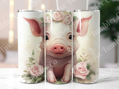 Pig Variety Part 1 - 20oz and 30oz Tumblers (Glow In The Dark Green And Blue Available)