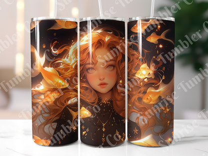 Zodiac Signs Variety Part 2 - 20oz and 30oz Tumblers (Glow In The Dark Green And Blue Available)