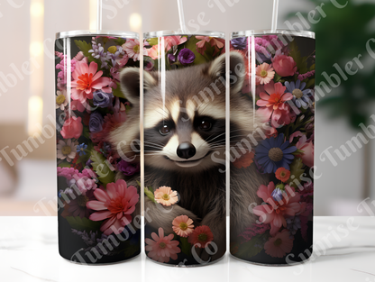 Raccoon Variety - 20oz and 30oz Tumblers (Glow In The Dark Green And Blue Available)