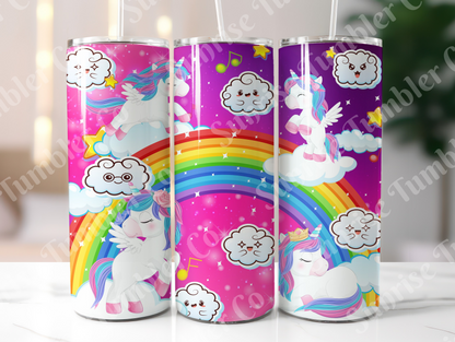 Unicorn Variety Part 1 - 20oz and 30oz Tumblers (Glow In The Dark Green And Blue Available)