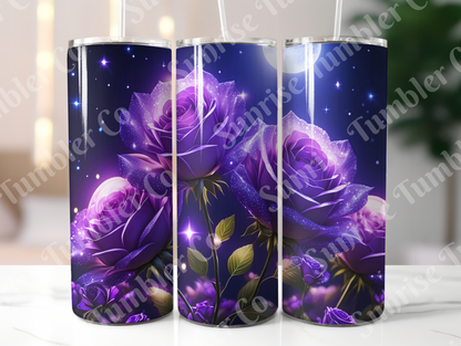 Roses Variety Part 1 - 20oz and 30oz Tumblers (Glow In The Dark Green And Blue Available)