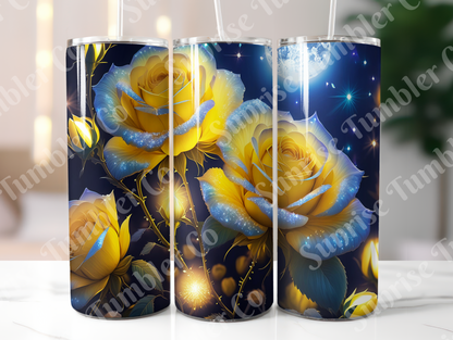 Roses Variety Part 2 - 20oz and 30oz Tumblers (Glow In The Dark Green And Blue Available)