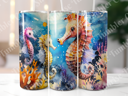 Seahorse Variety - 20oz and 30oz Tumblers (Glow In The Dark Green And Blue Available)