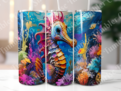 Seahorse Variety - 20oz and 30oz Tumblers (Glow In The Dark Green And Blue Available)