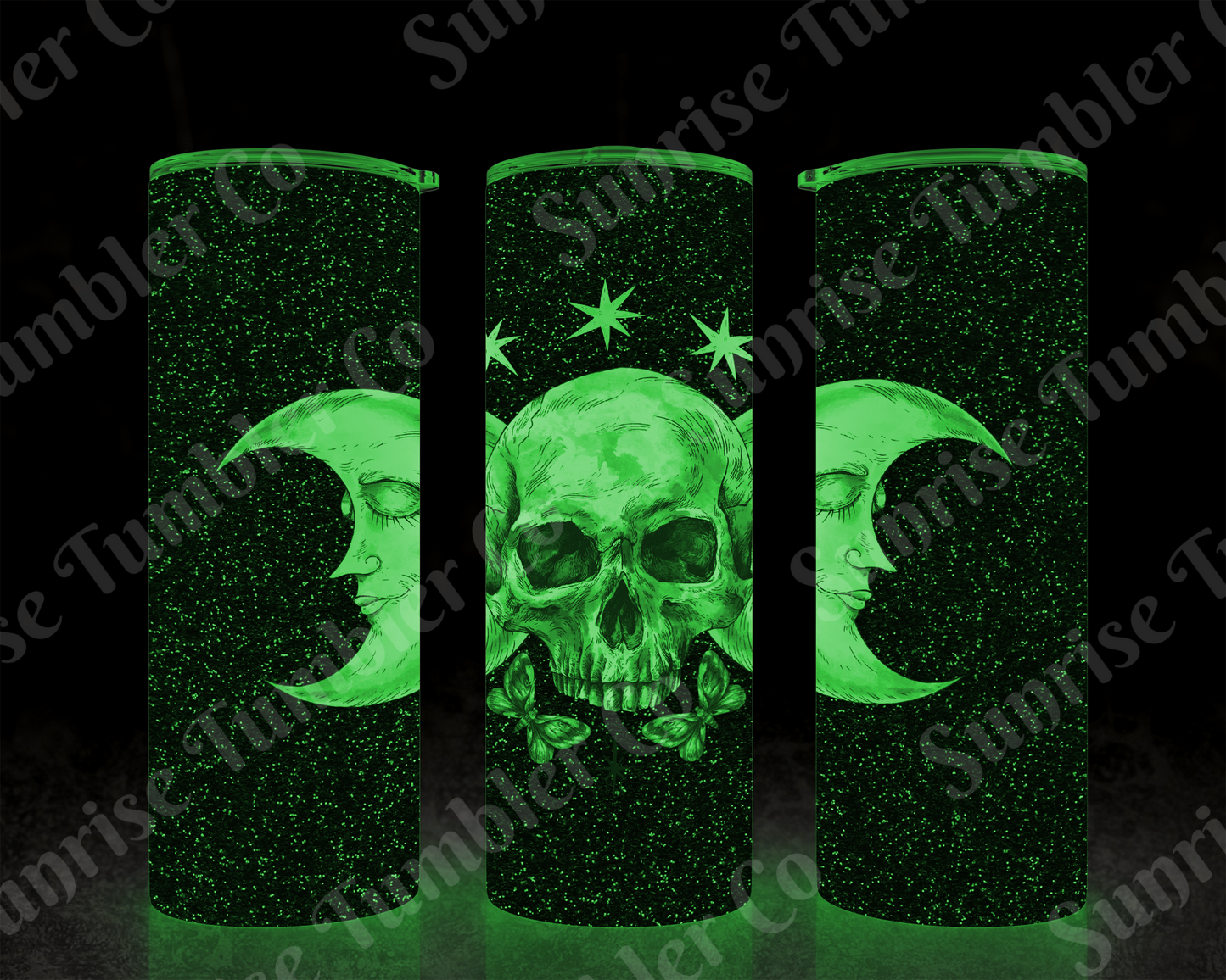 Skulls Variety Part 2 - 20 oz and 30 oz Tumbler (Glow In The Dark Option Available)