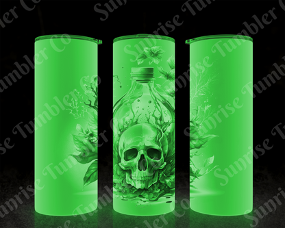 Skulls Variety Part 2 - 20 oz and 30 oz Tumbler (Glow In The Dark Option Available)