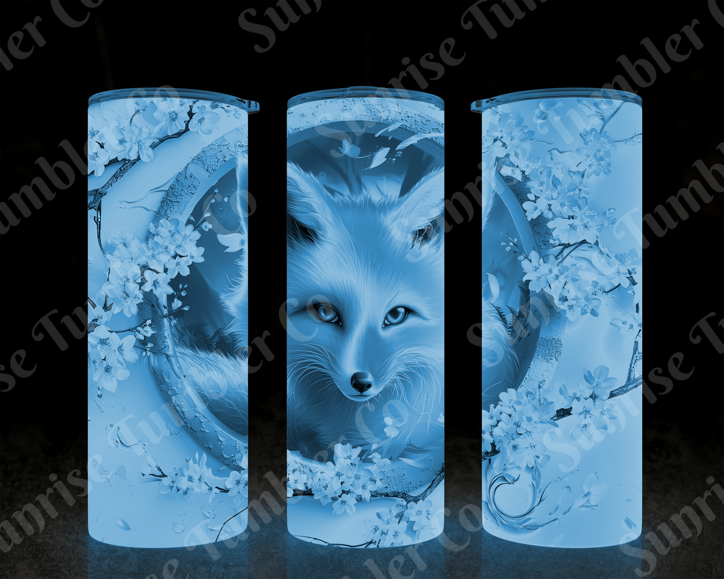 Fox Variety - 20 oz and 30 oz Tumbler (Glow In The Dark Option Available)