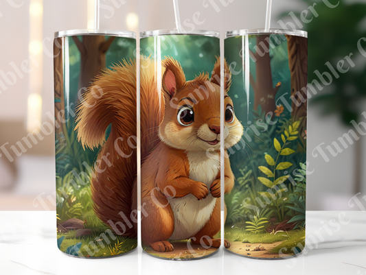 Squirrels Variety - 20oz and 30oz Tumblers (Glow In The Dark Green And Blue Available)