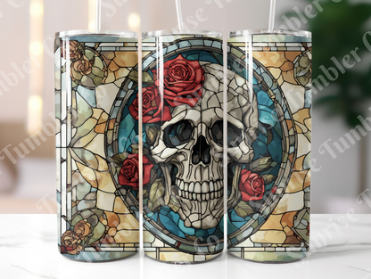 Skulls Variety Part 2 - 20 oz and 30 oz Tumbler (Glow In The Dark Option Available)