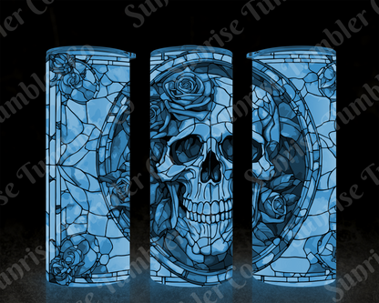 Skulls Variety Part 2 - 20 oz and 30 oz Tumbler (Glow In The Dark Option Available)