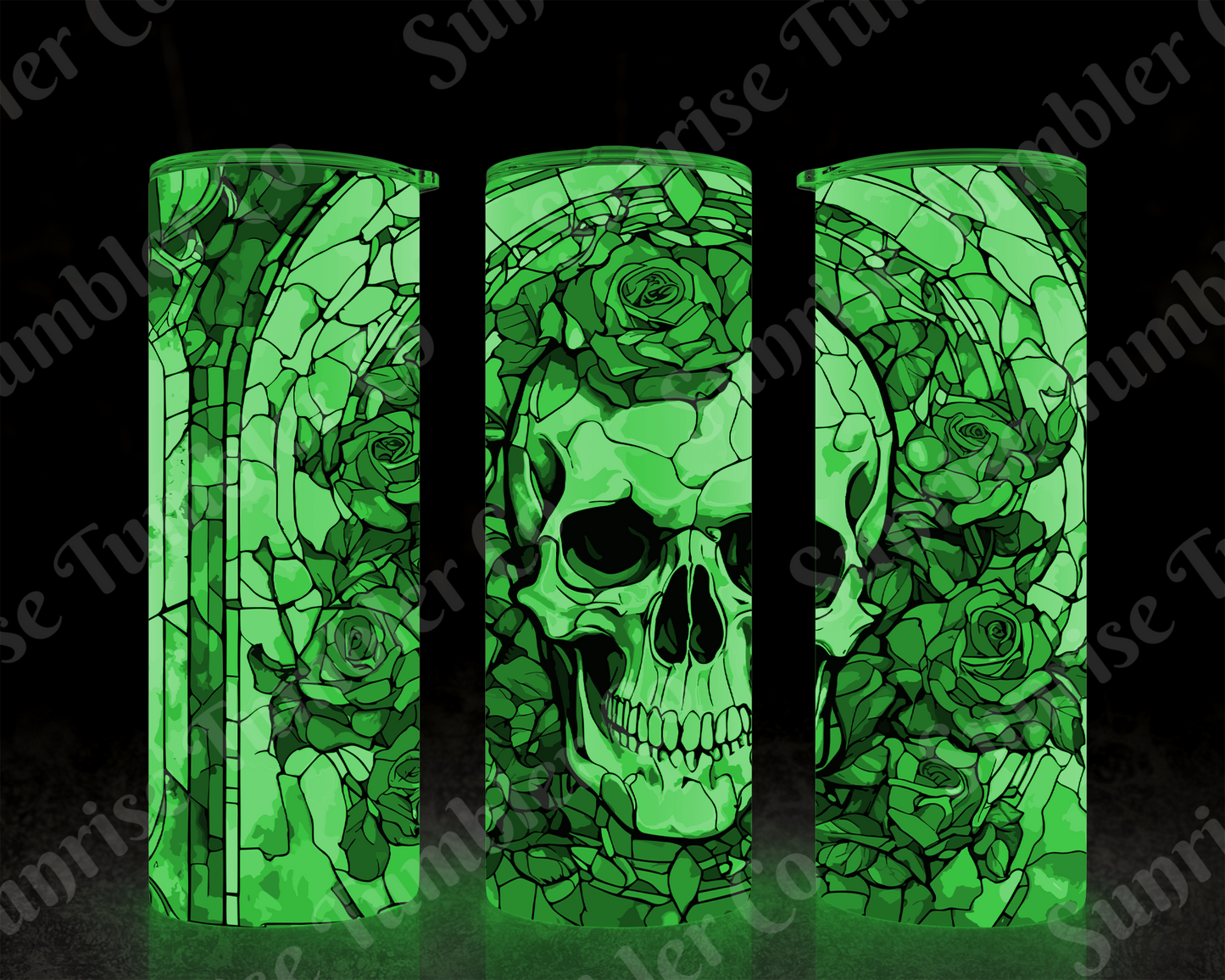 Skulls Variety Part 2 - 20 oz and 30 oz Tumbler (Glow In The Dark Option Available)