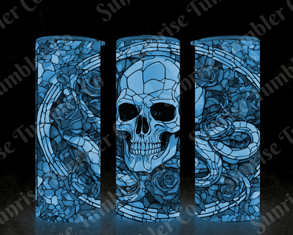 Skulls Variety Part 2 - 20 oz and 30 oz Tumbler (Glow In The Dark Option Available)