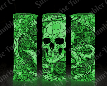 Skulls Variety Part 2 - 20 oz and 30 oz Tumbler (Glow In The Dark Option Available)