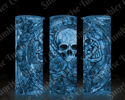 Skulls Variety Part 2 - 20 oz and 30 oz Tumbler (Glow In The Dark Option Available)