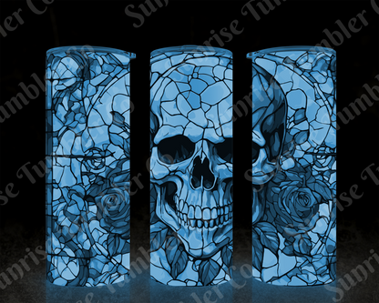 Skulls Variety Part 2 - 20 oz and 30 oz Tumbler (Glow In The Dark Option Available)