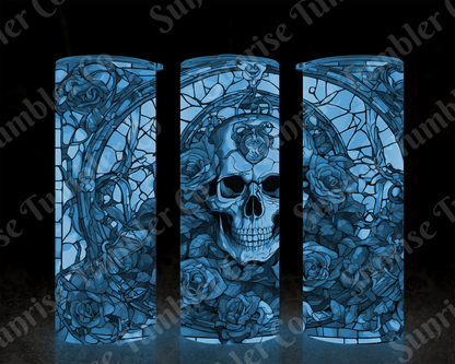 Skulls Variety Part 2 - 20 oz and 30 oz Tumbler (Glow In The Dark Option Available)