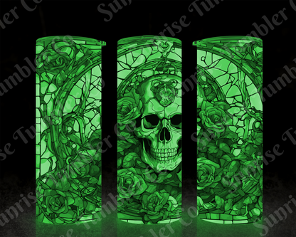 Skulls Variety Part 2 - 20 oz and 30 oz Tumbler (Glow In The Dark Option Available)