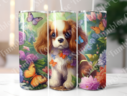 Summer Puppy Variety - 20oz and 30oz Tumblers (Glow In The Dark Green And Blue Available)