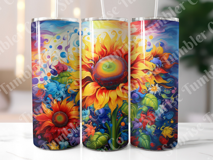 Sunflower Variety Part 3 - 20oz and 30oz Tumblers (Glow In The Dark Green And Blue Available)
