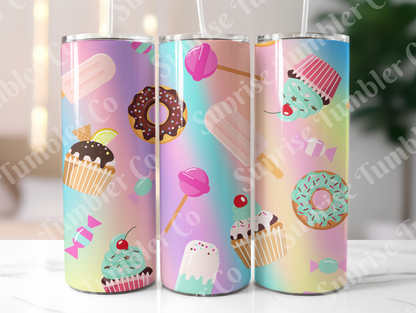 Sweets Variety - 20oz and 30oz Tumblers (Glow In The Dark Green And Blue Available)