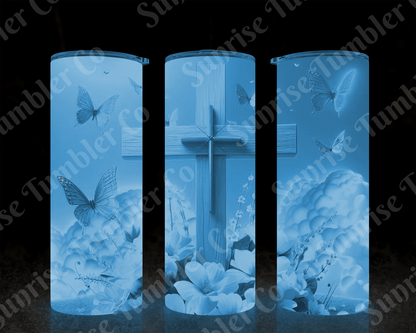 Cross Variety - 20 oz or 30 oz Tumbler (Glow In The Dark Option Available)