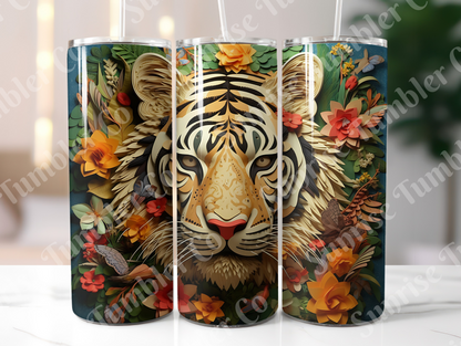 Tiger Variety Part 2 - 20oz and 30oz Tumblers (Glow In The Dark Green And Blue Available)
