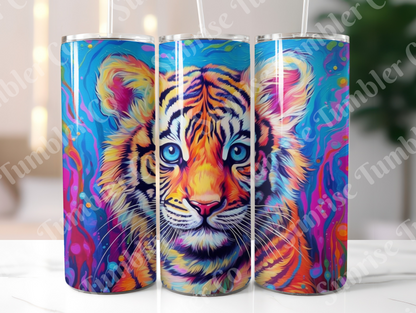 Tiger Variety Part 2 - 20oz and 30oz Tumblers (Glow In The Dark Green And Blue Available)
