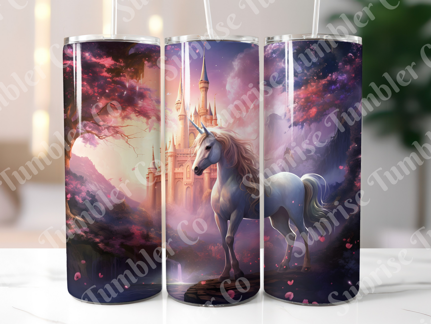 Unicorn Variety Part 1 - 20oz and 30oz Tumblers (Glow In The Dark Green And Blue Available)