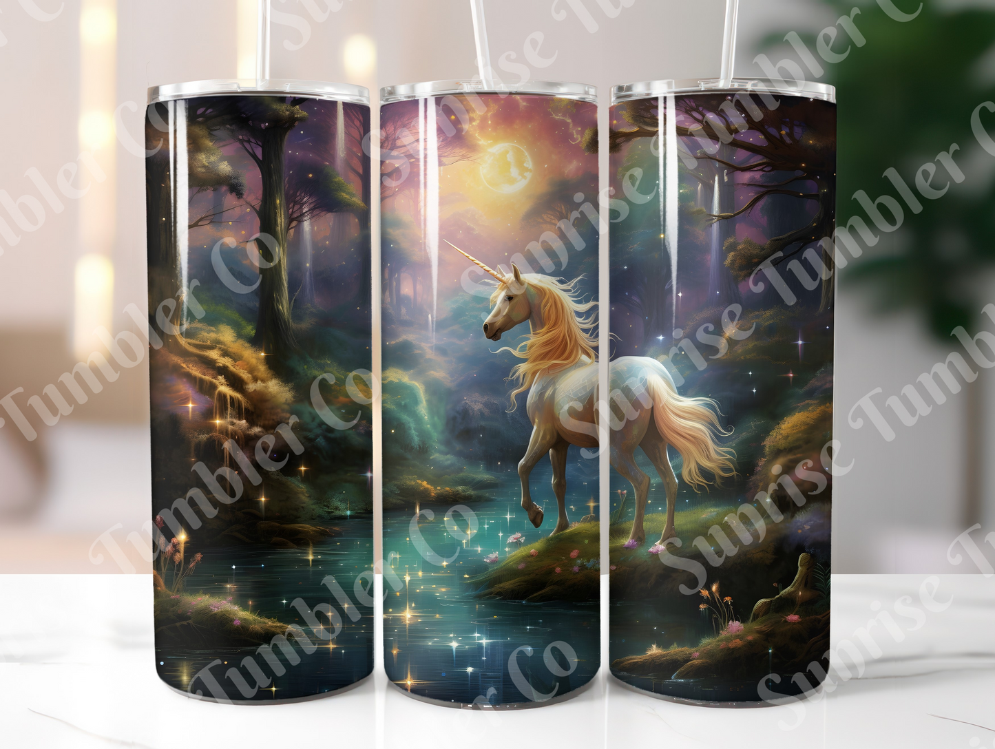 Unicorn Variety Part 1 - 20oz and 30oz Tumblers (Glow In The Dark Green And Blue Available)
