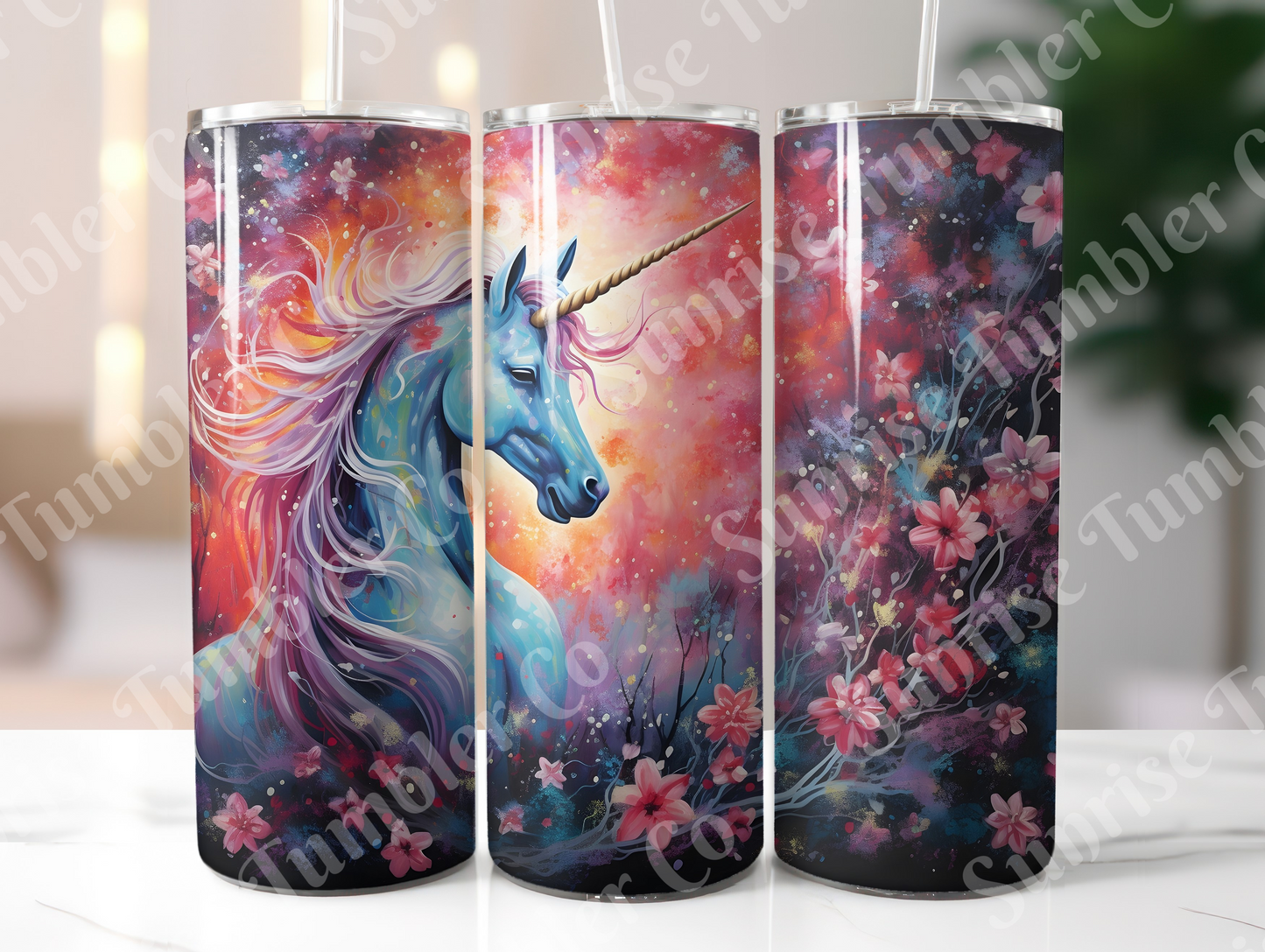 Unicorn Variety Part 1 - 20oz and 30oz Tumblers (Glow In The Dark Green And Blue Available)