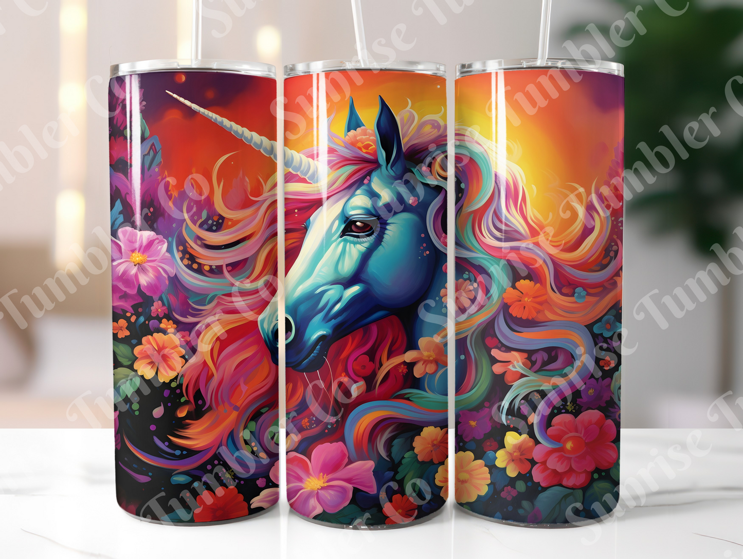 Unicorn Variety Part 1 - 20oz and 30oz Tumblers (Glow In The Dark Green And Blue Available)
