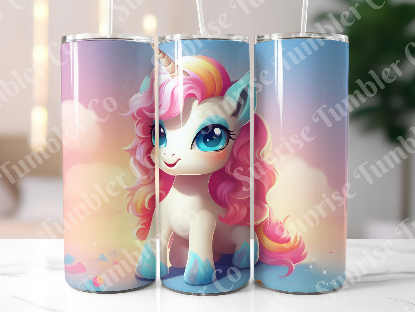 Unicorn Variety Part 1 - 20oz and 30oz Tumblers (Glow In The Dark Green And Blue Available)