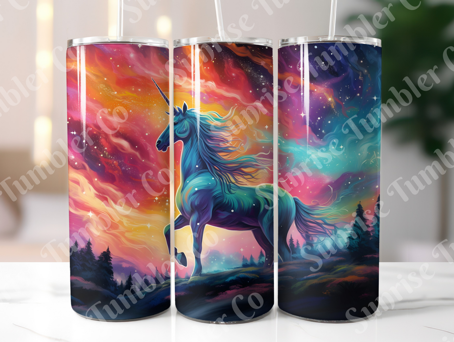 Unicorn Variety Part 1 - 20oz and 30oz Tumblers (Glow In The Dark Green And Blue Available)