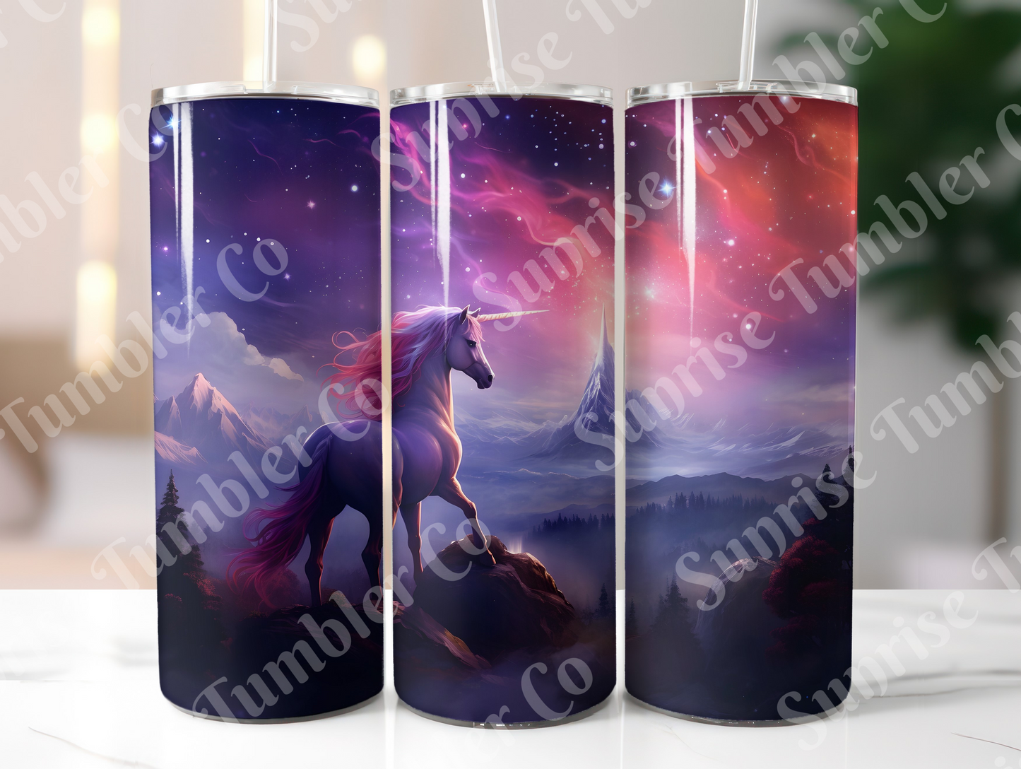 Unicorn Variety Part 1 - 20oz and 30oz Tumblers (Glow In The Dark Green And Blue Available)