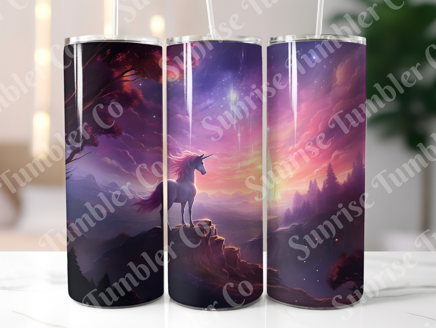 Unicorn Variety Part 1 - 20oz and 30oz Tumblers (Glow In The Dark Green And Blue Available)
