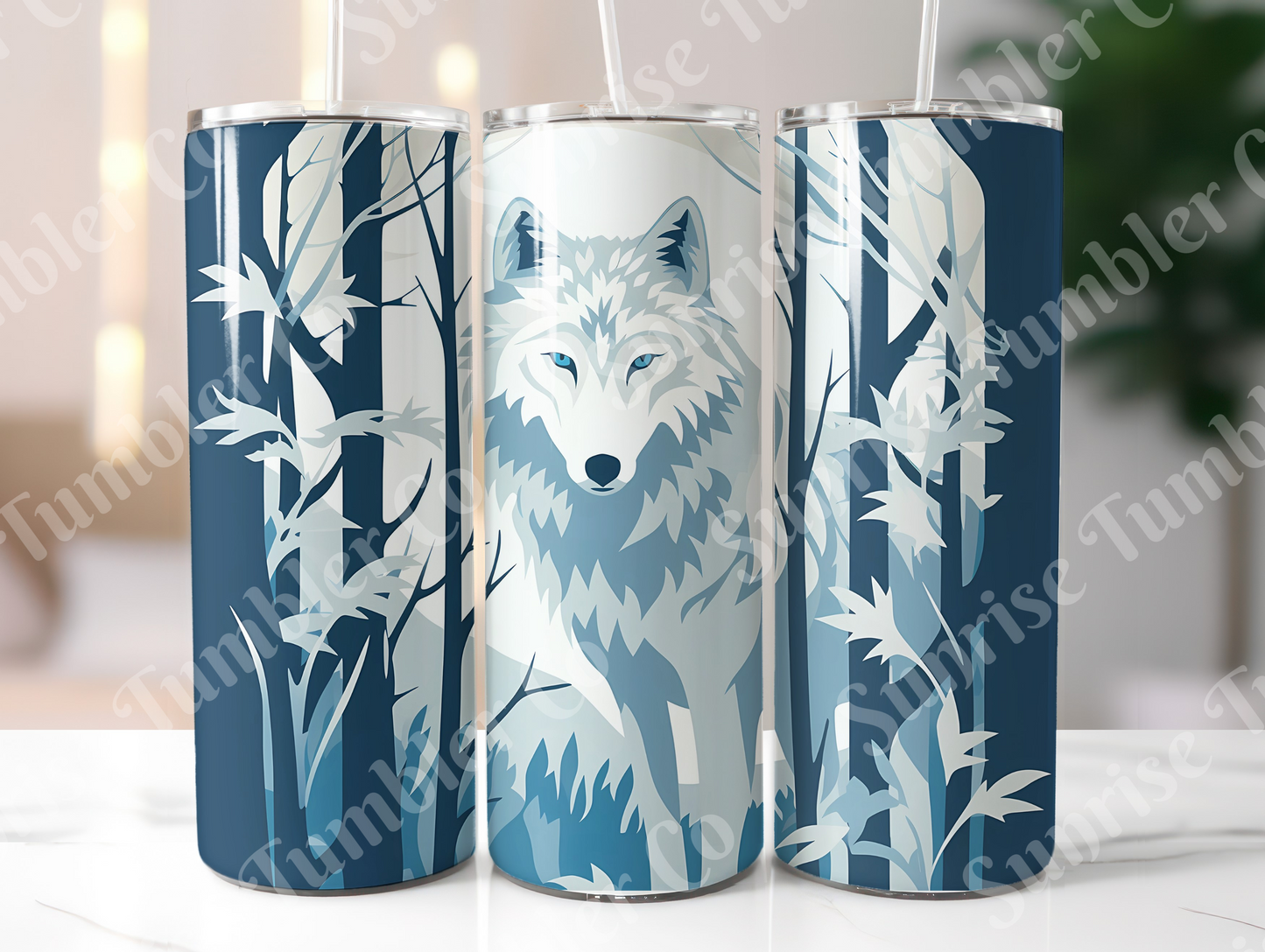 Wolf Variety Part 1 - 20oz and 30oz Tumblers (Glow In The Dark Green And Blue Available)