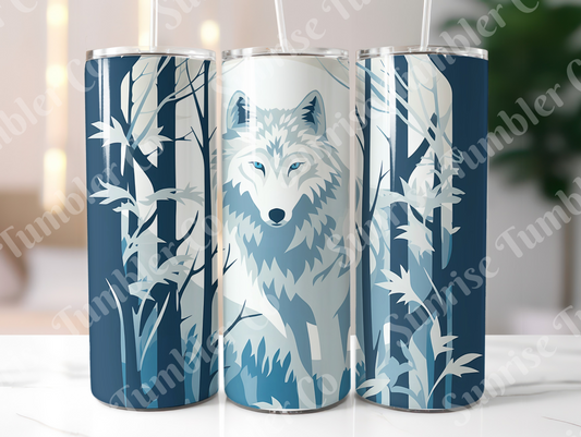 Wolf Variety Part 1 - 20oz and 30oz Tumblers (Glow In The Dark Green And Blue Available)