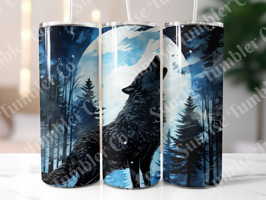 Wolf Variety Part 2 - 20oz and 30oz Tumblers (Glow In The Dark Green And Blue Available)