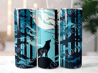 Wolf Variety Part 2 - 20oz and 30oz Tumblers (Glow In The Dark Green And Blue Available)