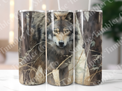 Wolf Variety Part 1 - 20oz and 30oz Tumblers (Glow In The Dark Green And Blue Available)