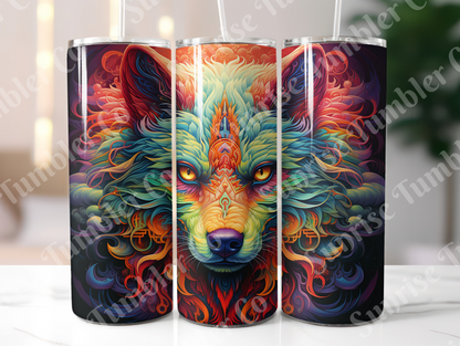 Wolf Variety Part 1 - 20oz and 30oz Tumblers (Glow In The Dark Green And Blue Available)