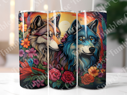 Wolf Variety Part 1 - 20oz and 30oz Tumblers (Glow In The Dark Green And Blue Available)