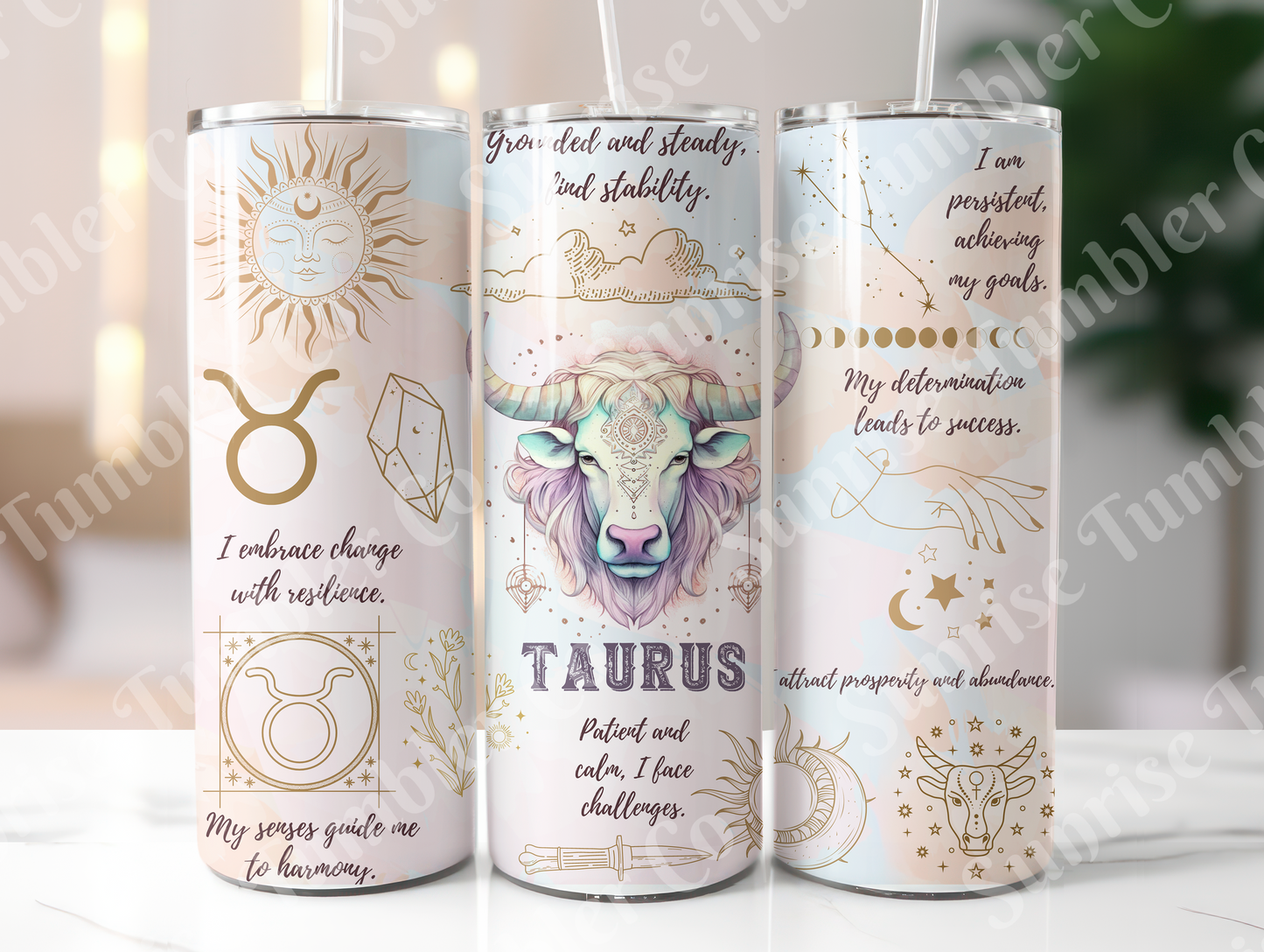 Zodiac Signs Variety Part 1 - 20oz and 30oz Tumblers (Glow In The Dark Green And Blue Available)