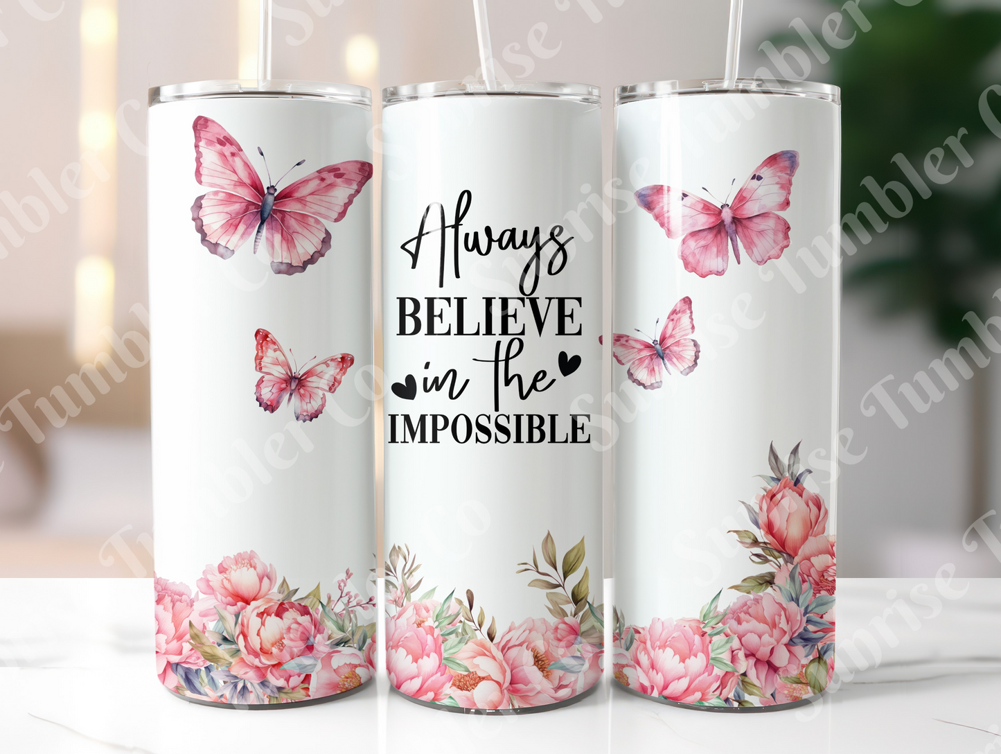 Positive and Inspirational Sayings Variety Part 3 - 20 oz and 30 oz Tumblers (Glow In The Dark Options Available)