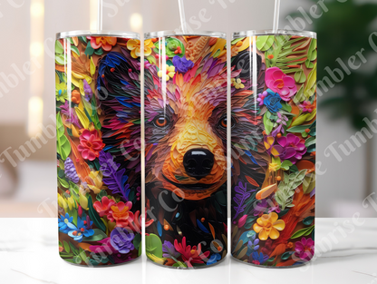 Bear Variety - 20oz and 30oz Tumblers (Glow In The Dark Green And Blue Available)