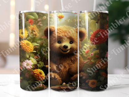Bear Variety - 20oz and 30oz Tumblers (Glow In The Dark Green And Blue Available)
