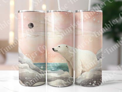 Polar Bear Variety - 20oz and 30oz Tumblers (Glow In The Dark Green And Blue Available)